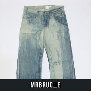 Rare Rogan Splatter Paint Boyfriend Denim (30x31)